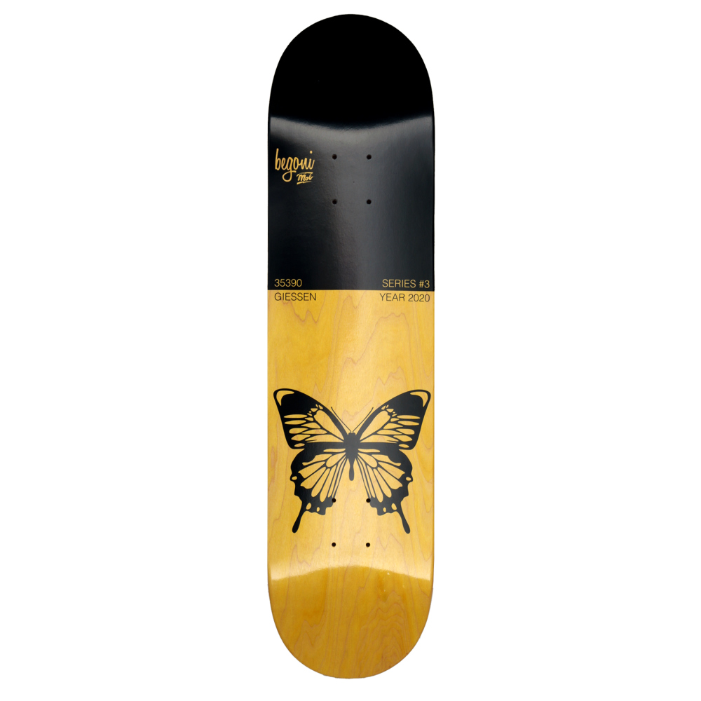 MOB Skateboards x Begoni Single Butterfly Deck - 8.0