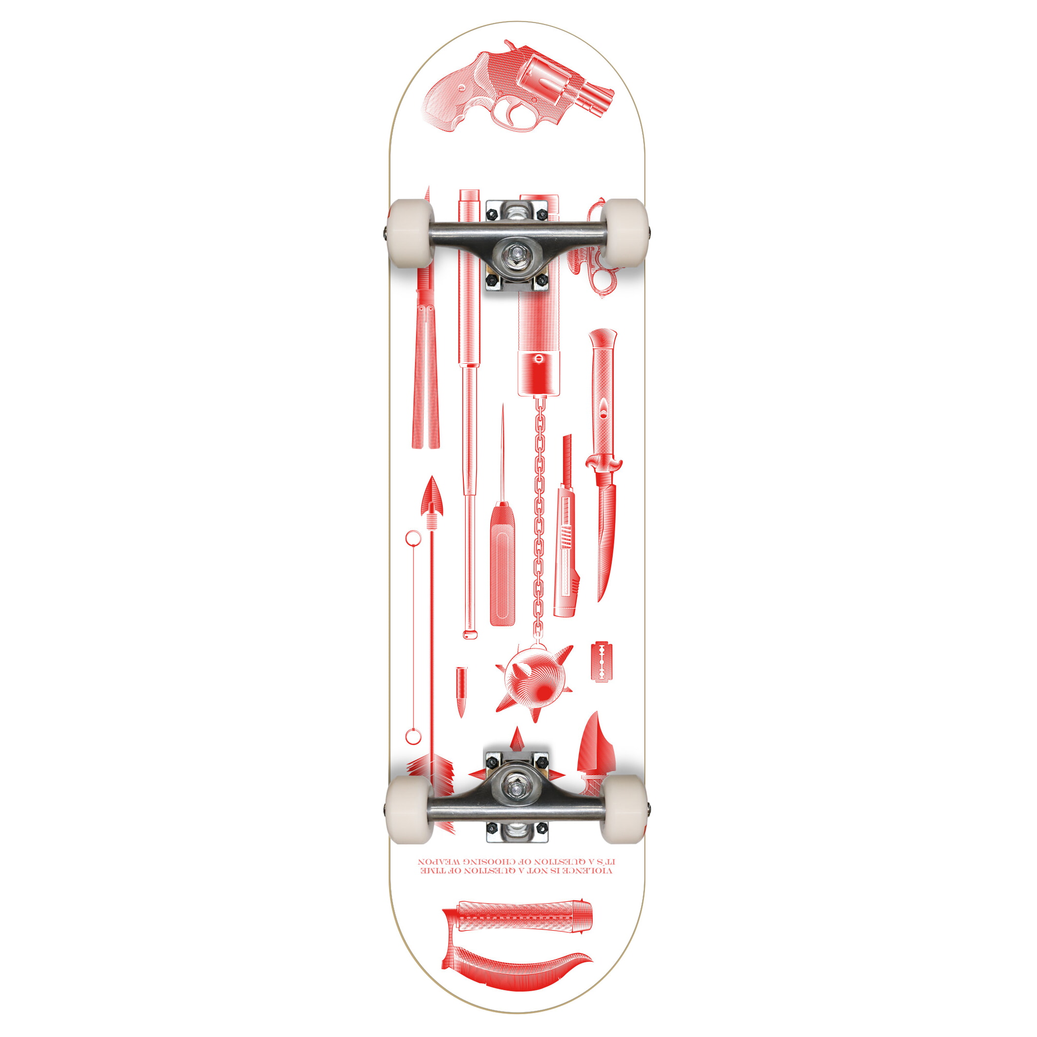 Morphium komplett Skateboard Weapons white