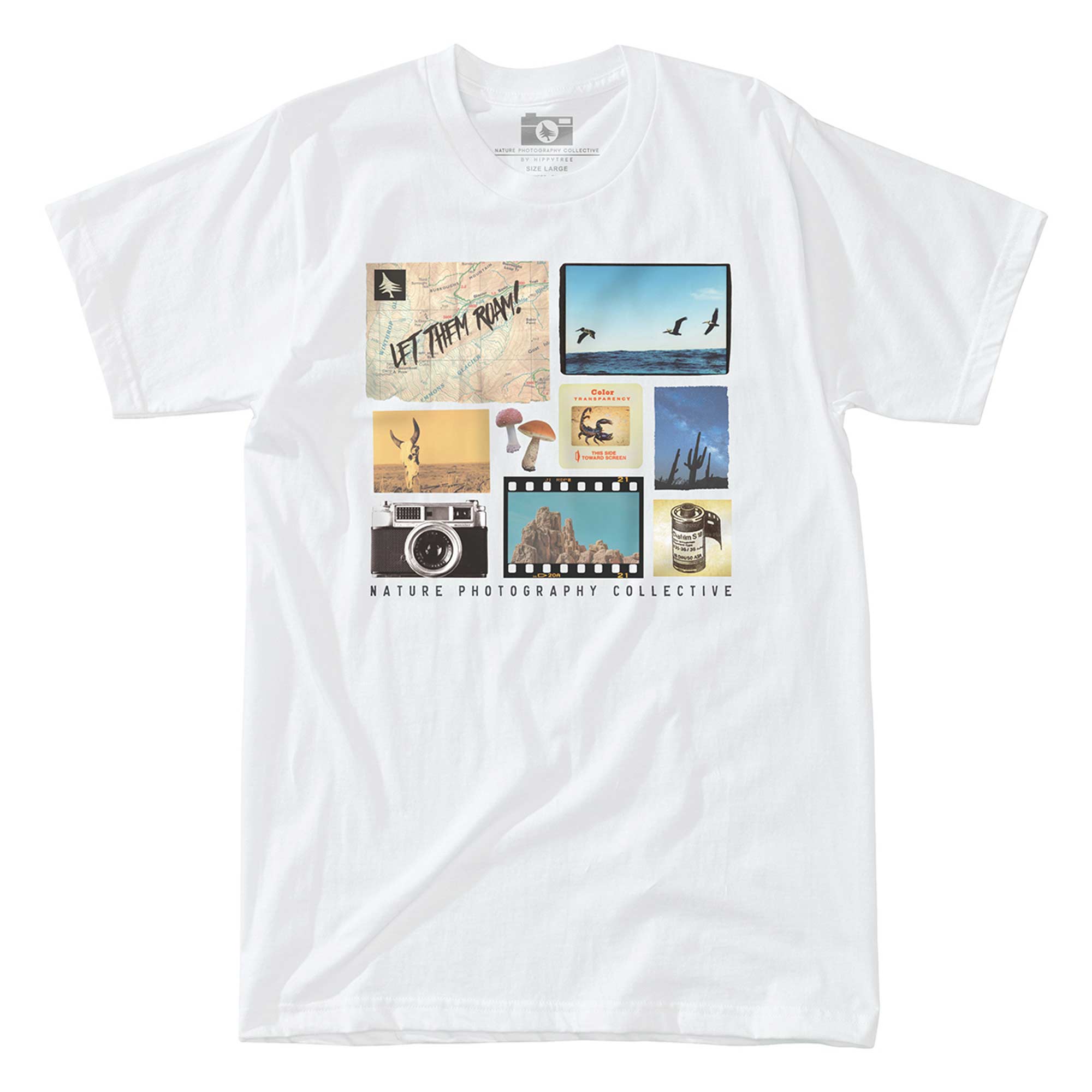 T-Shirt HIPPYTREE COMPOSITE blanc