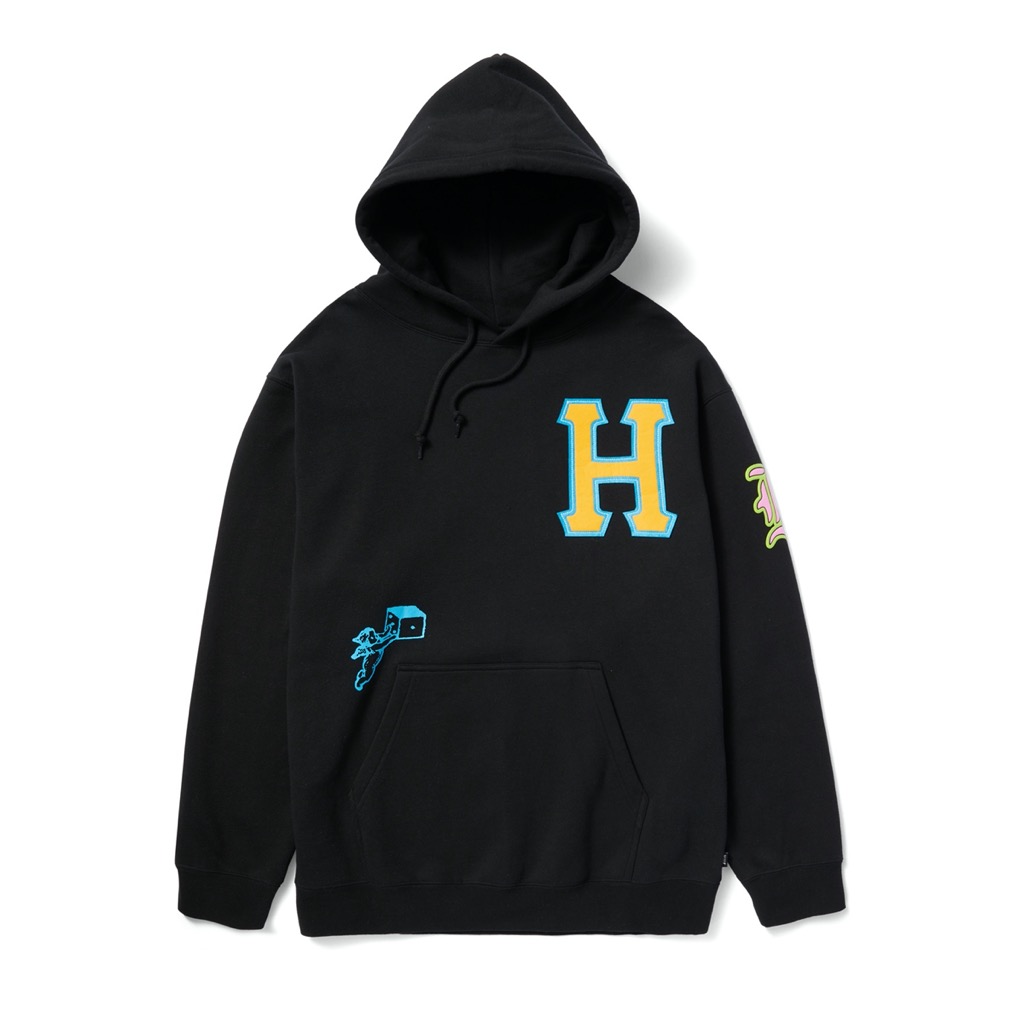 HUF Fly Die Hoodie - black