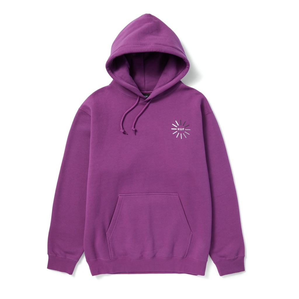 HUF Digital Domain Hoodie - grape L