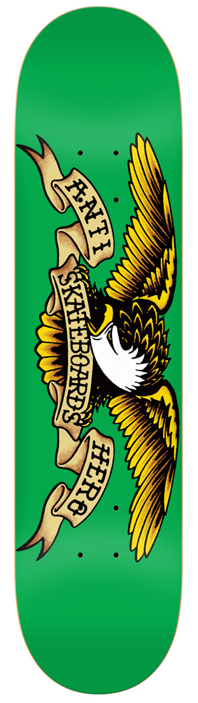 Anti Hero Skateboard Deck Team Classic Eagle (Kelly Grn) 7,81