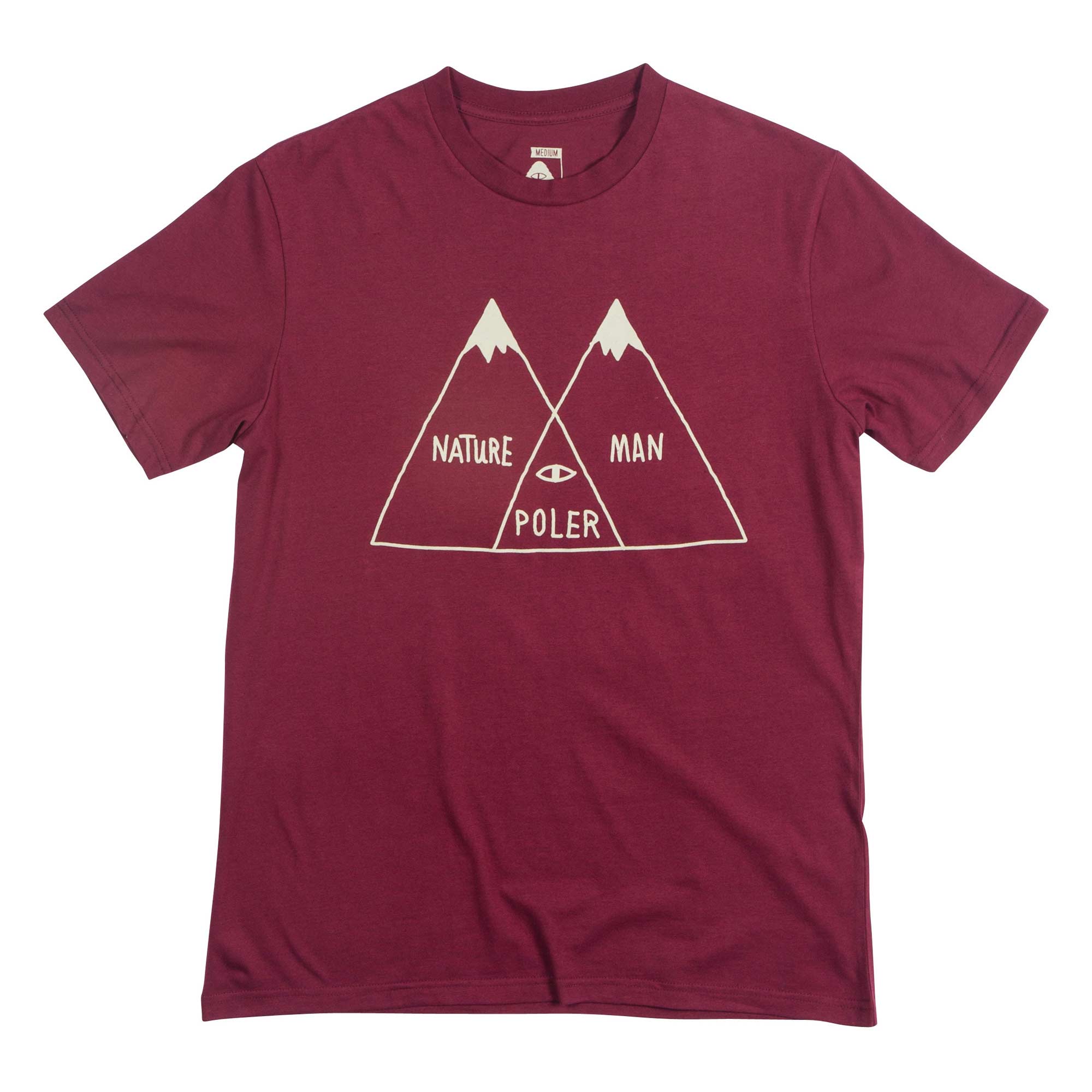 POLER T-Shirt VENN DIAGRAM (MEN), sweet berry wine L