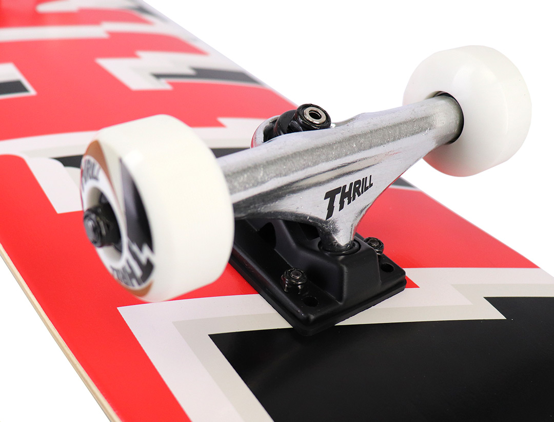 Thrill complete Skateboard Logo Black 8.25