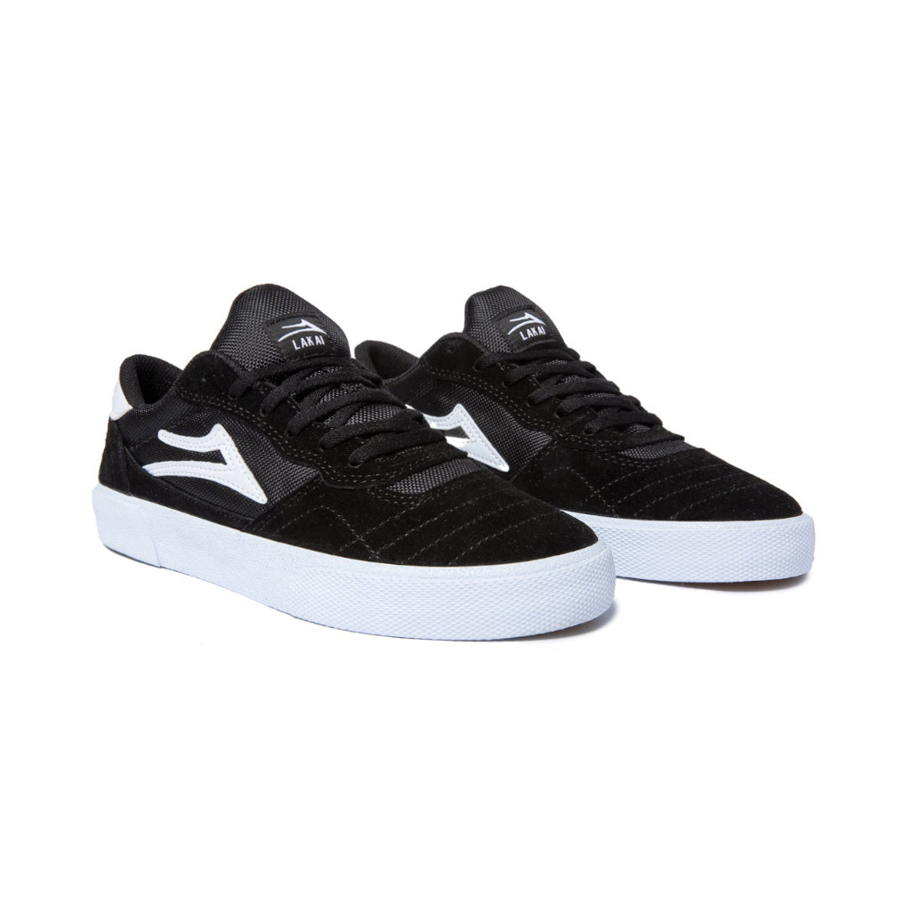 Lakai Cambridge suede Schuhe - black white US 9.5