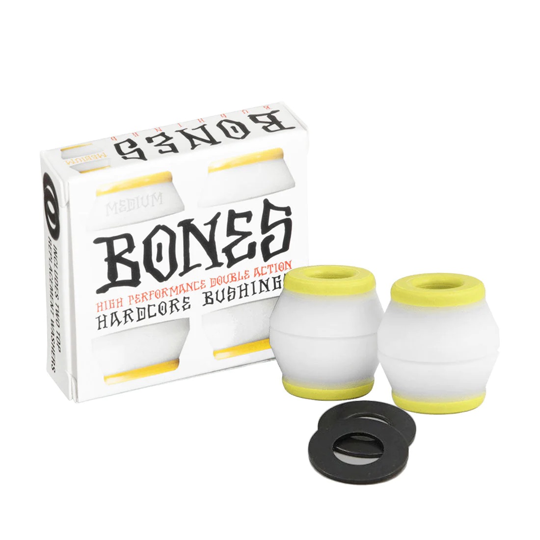 Bones Hardcore Bushings White 91A Medium - SET