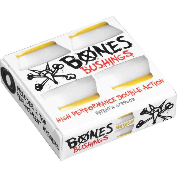 Bones Hardcore Bushings White 91A Medium - SET