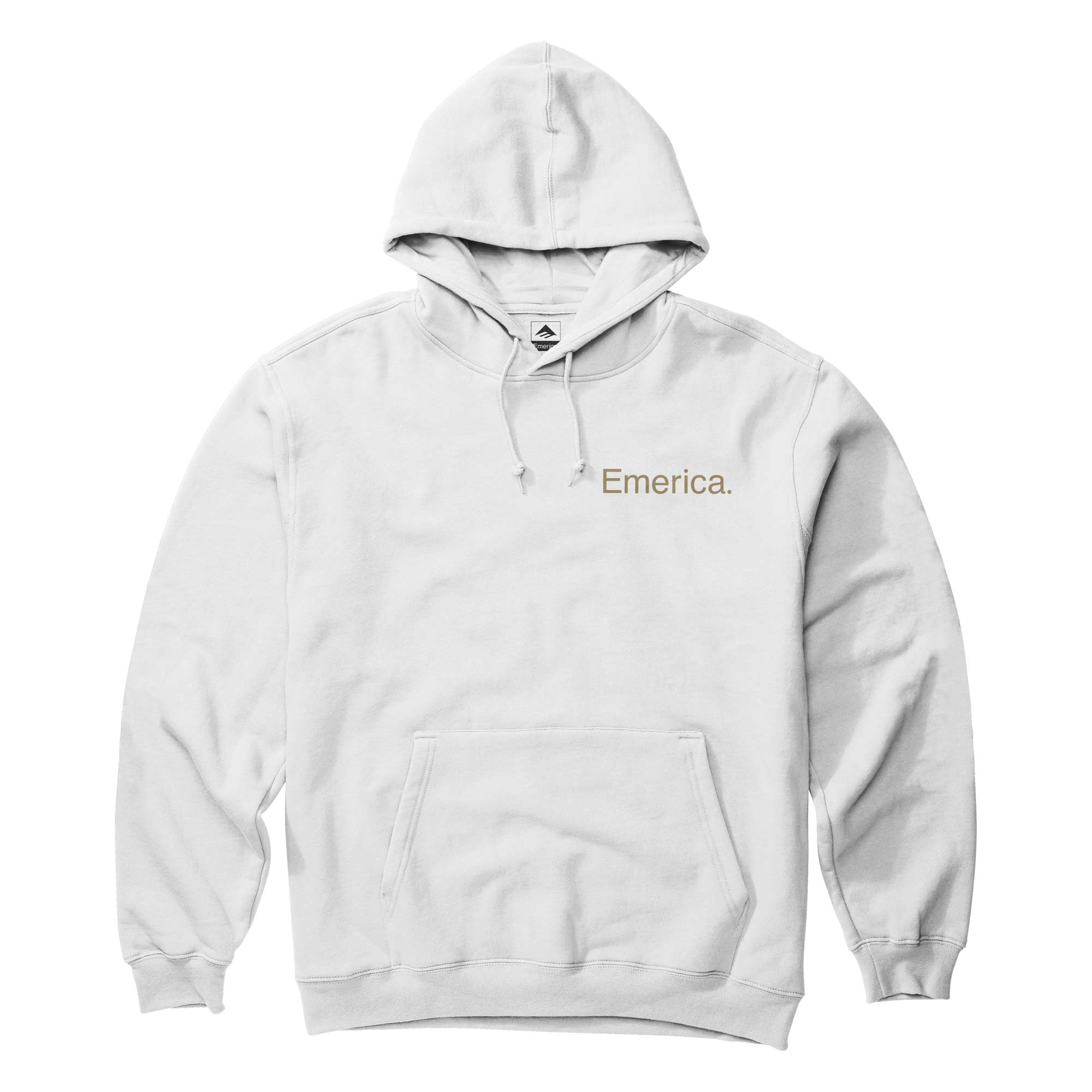 EMERICA Sweat THIS IS SKATEBOARDING HOODIE, white M