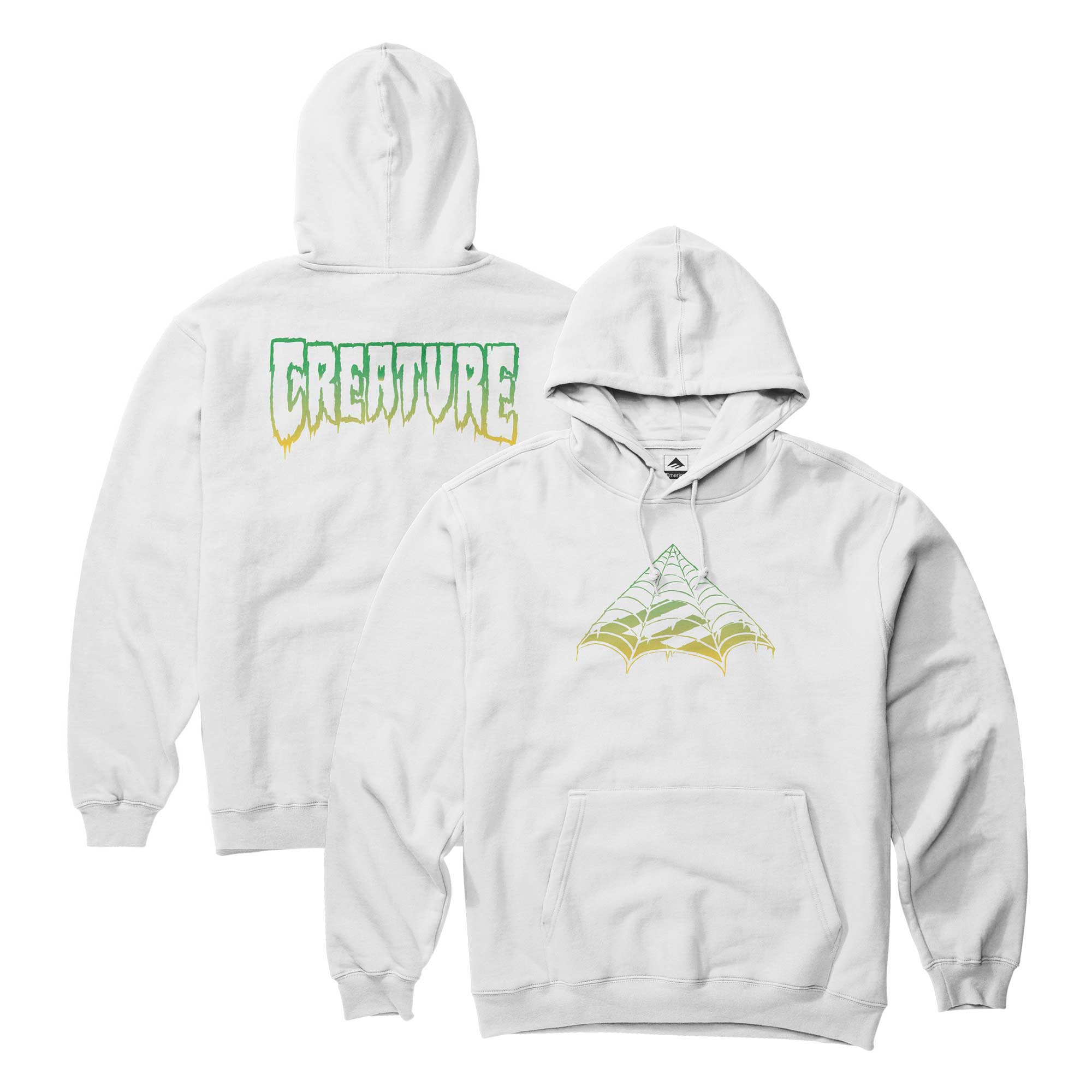 EMERICA Sweat CREATURE HOODIE, white XL