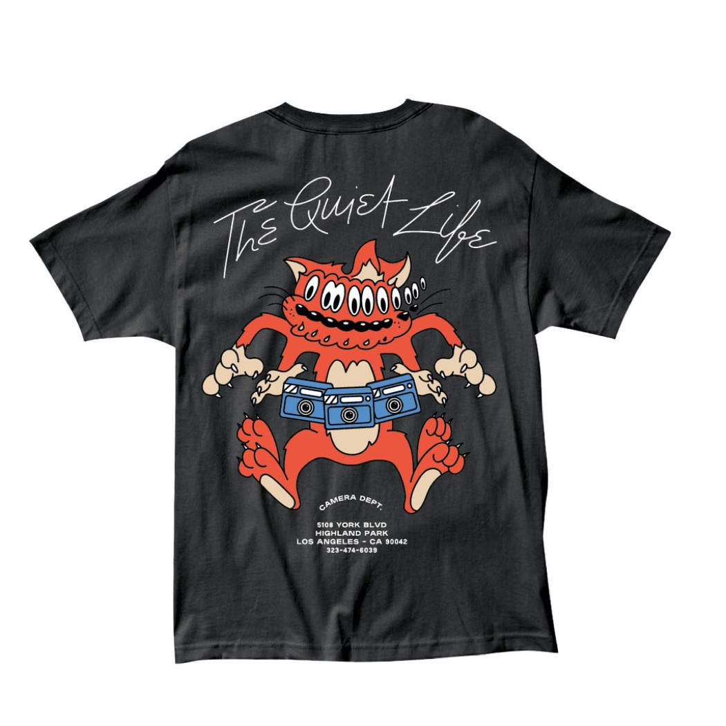 The Quiet Life - T-shirt Shakey Cat Camera - noir