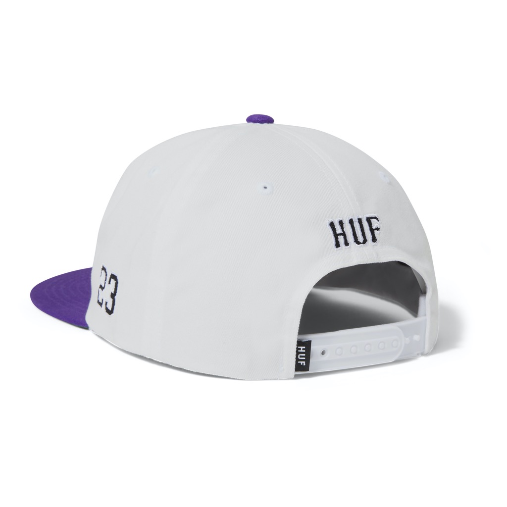 HUF H-Star Snapback - white