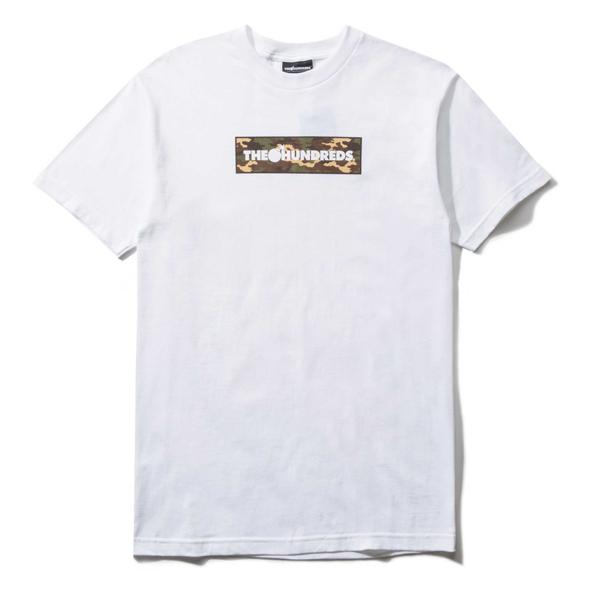 THE HUNDREDS T-Shirt CAMO BAR white