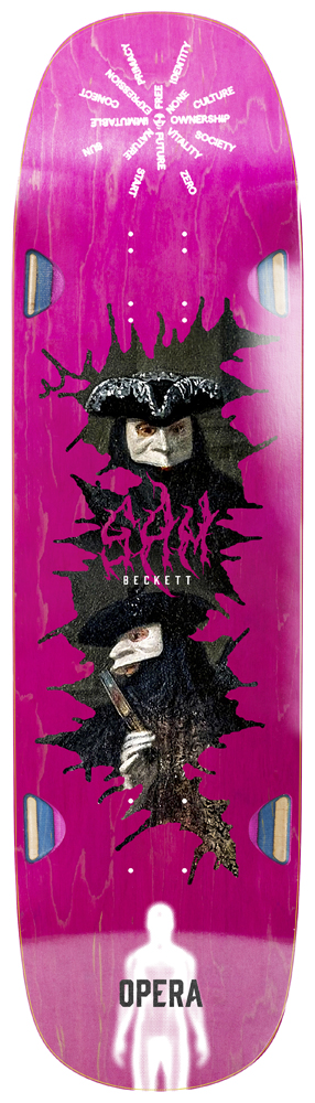 Opera Skateboard Deck Beckett Regarder 8,75