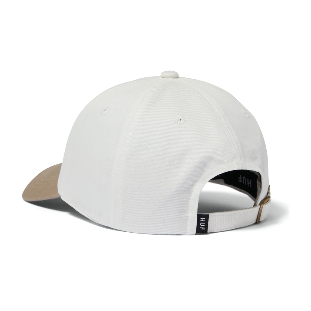 HUF Long Shot Cv 6 Panel Hat - white