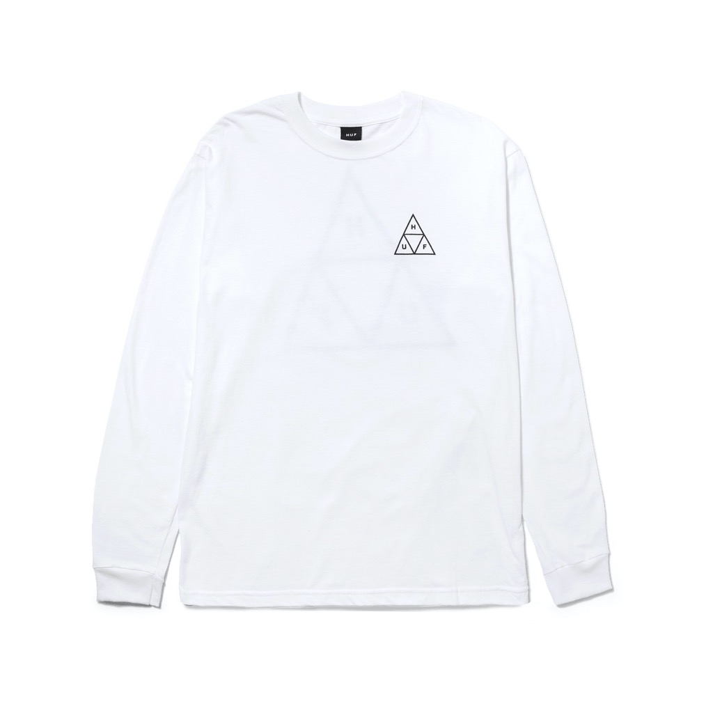 HUF Set Triple Triangle Longsleeve - white