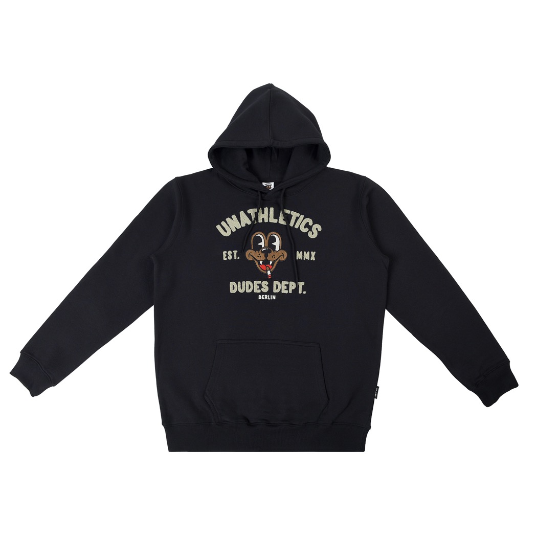 The Dudes Unathletics Dept. Hoody - black XXXL