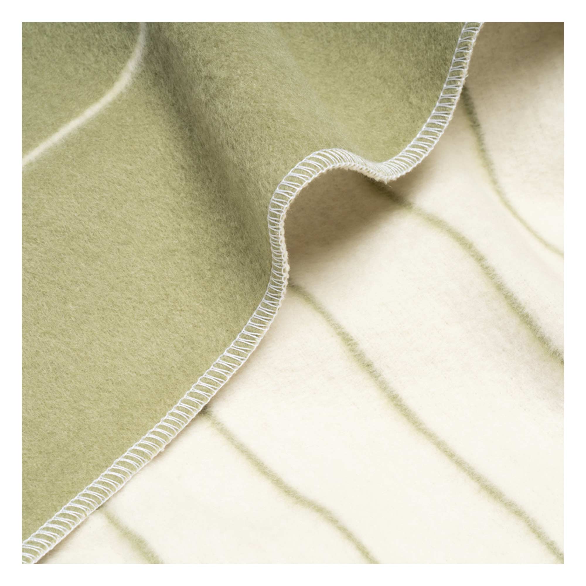 RUMPL Blanket JACQUARD MERINO SOFTWOOL / THROW, sage - arches