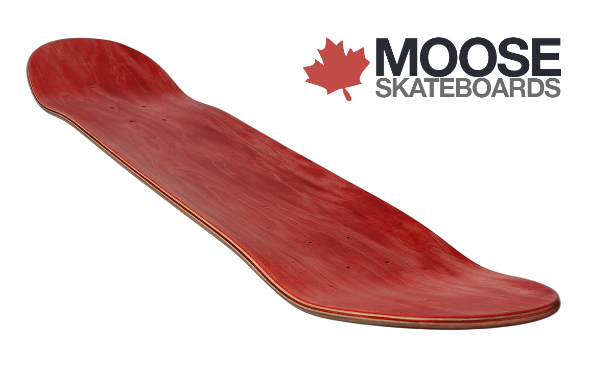 Moose Blank Skateboard Deck Mid 8.75