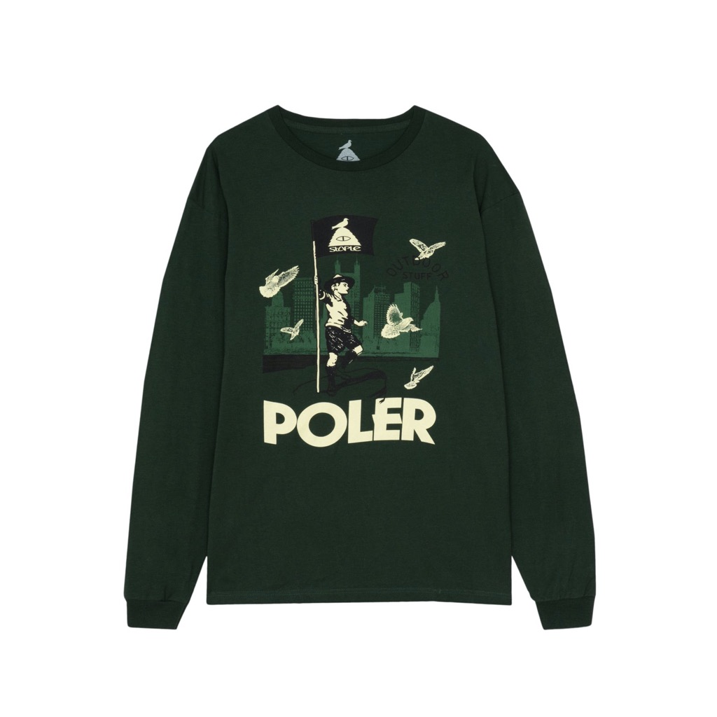 Poler Outdoor Stuff Longsleeve - sage green S