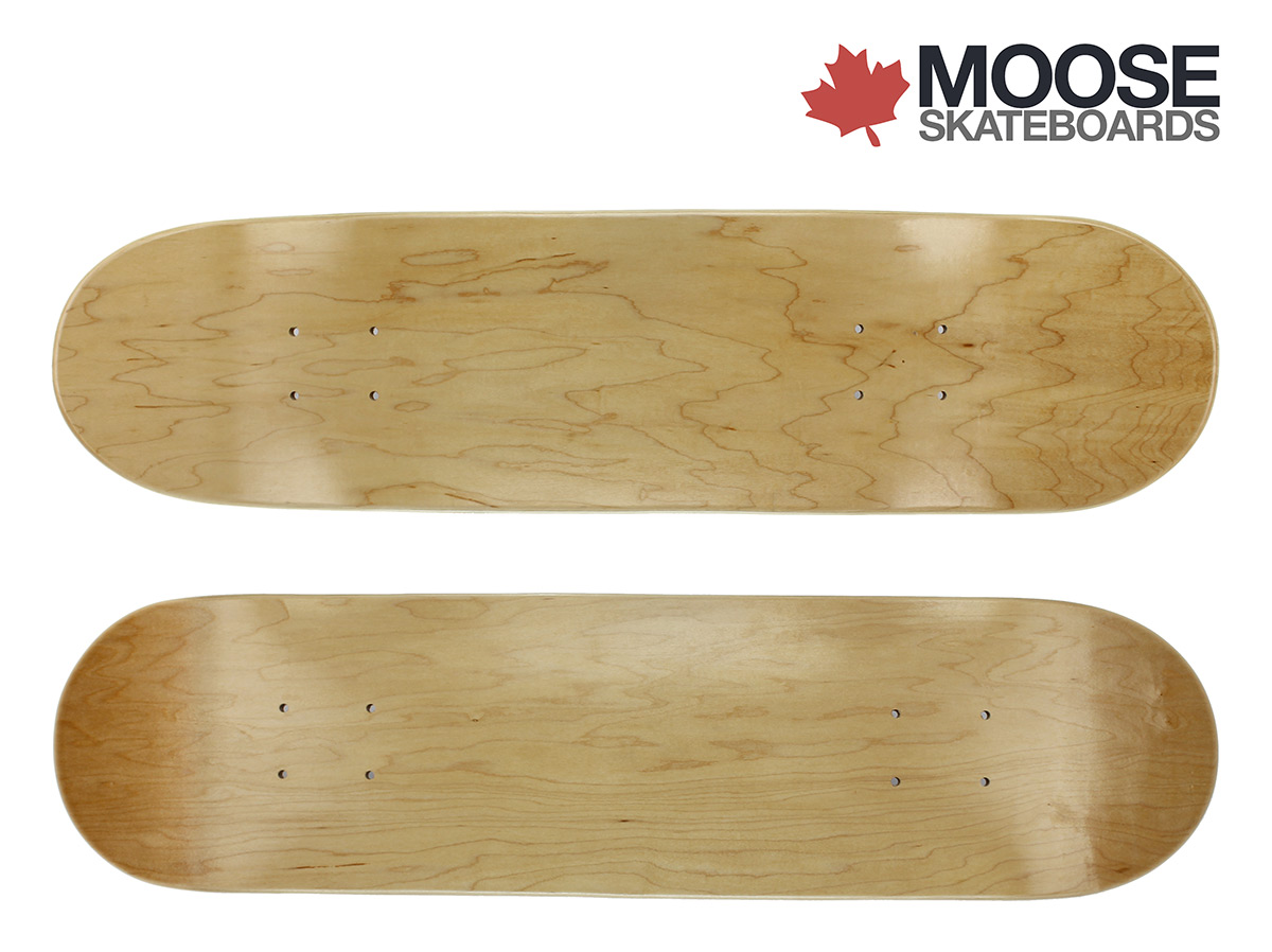 Moose Blank Skateboard Deck Mid 7.25