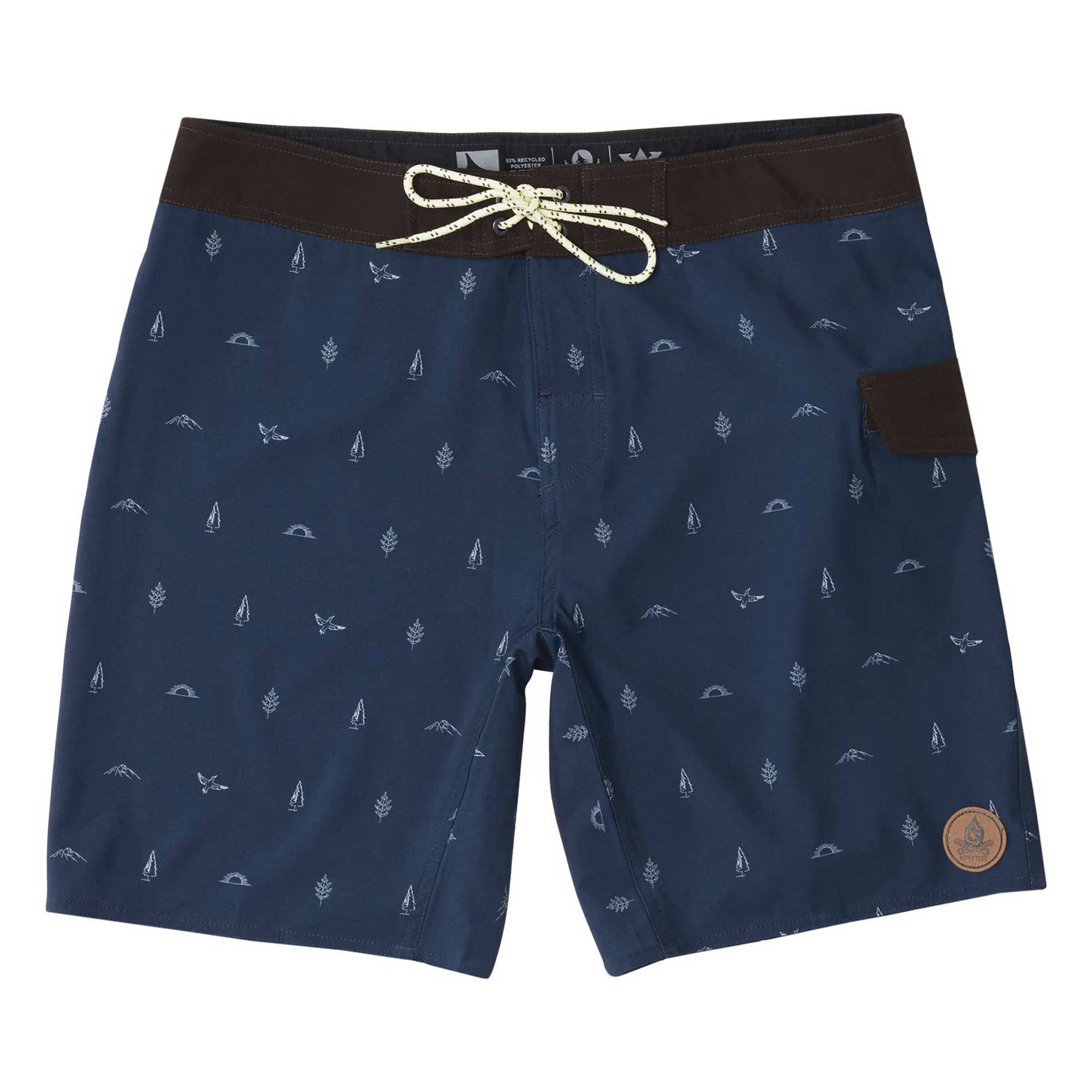 HIPPYTREE Boardshort MOTIF TRUNK marine