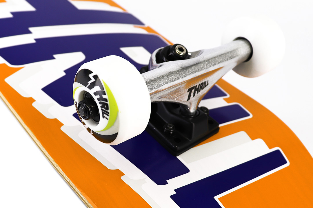 Thrill komplett Skateboard Logo Orange 7.75