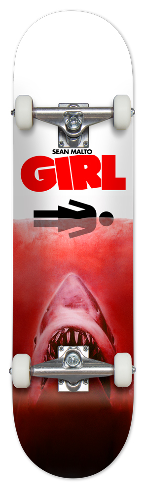 Girl Komplettboard Malt Shark Attack PP 7.75 Red