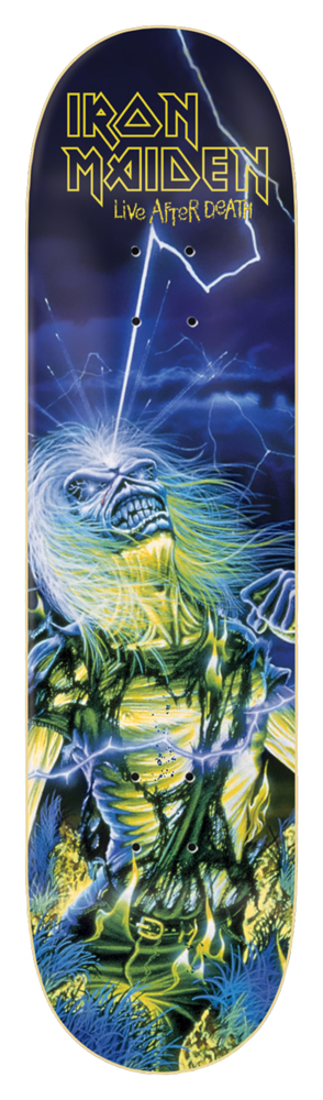 Zero Skateboard Deck x Iron Maiden Live After Death R7 8