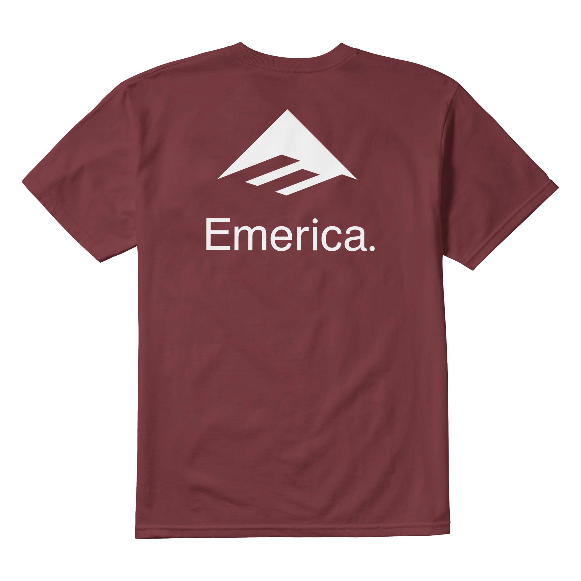 EMERICA T-Shirt LOCKUP S/S, burgundy M