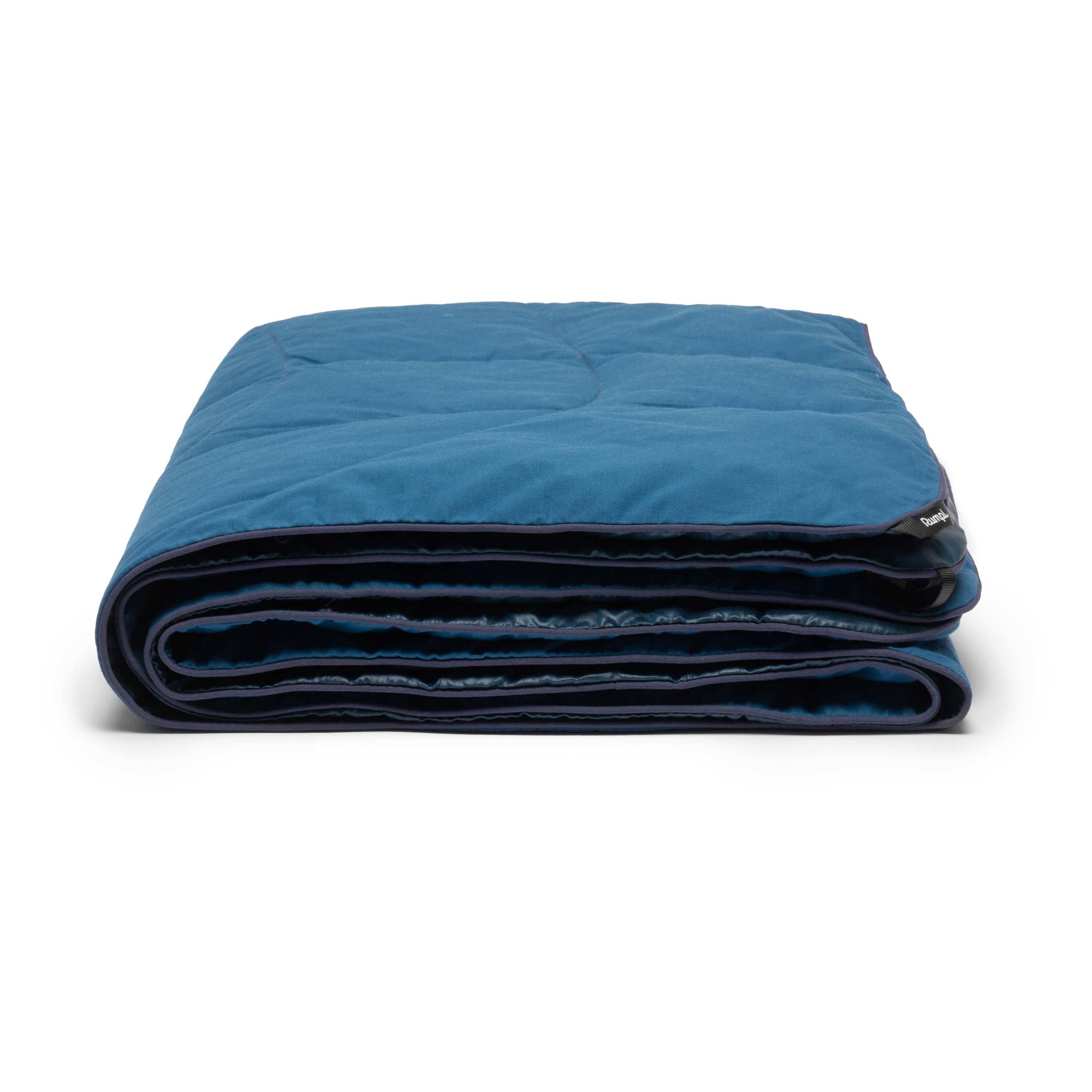 RUMPL Blanket NANOLOFT SOLID FLAME/ TRAVEL, deepwater