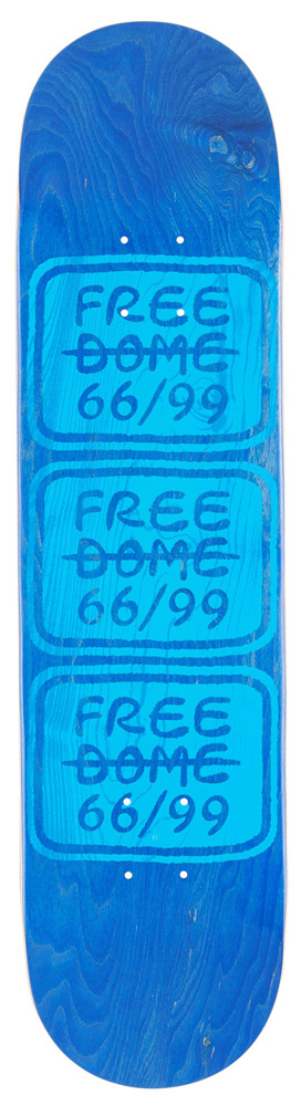 Free Dome Skateboard Deck Team Blue 8