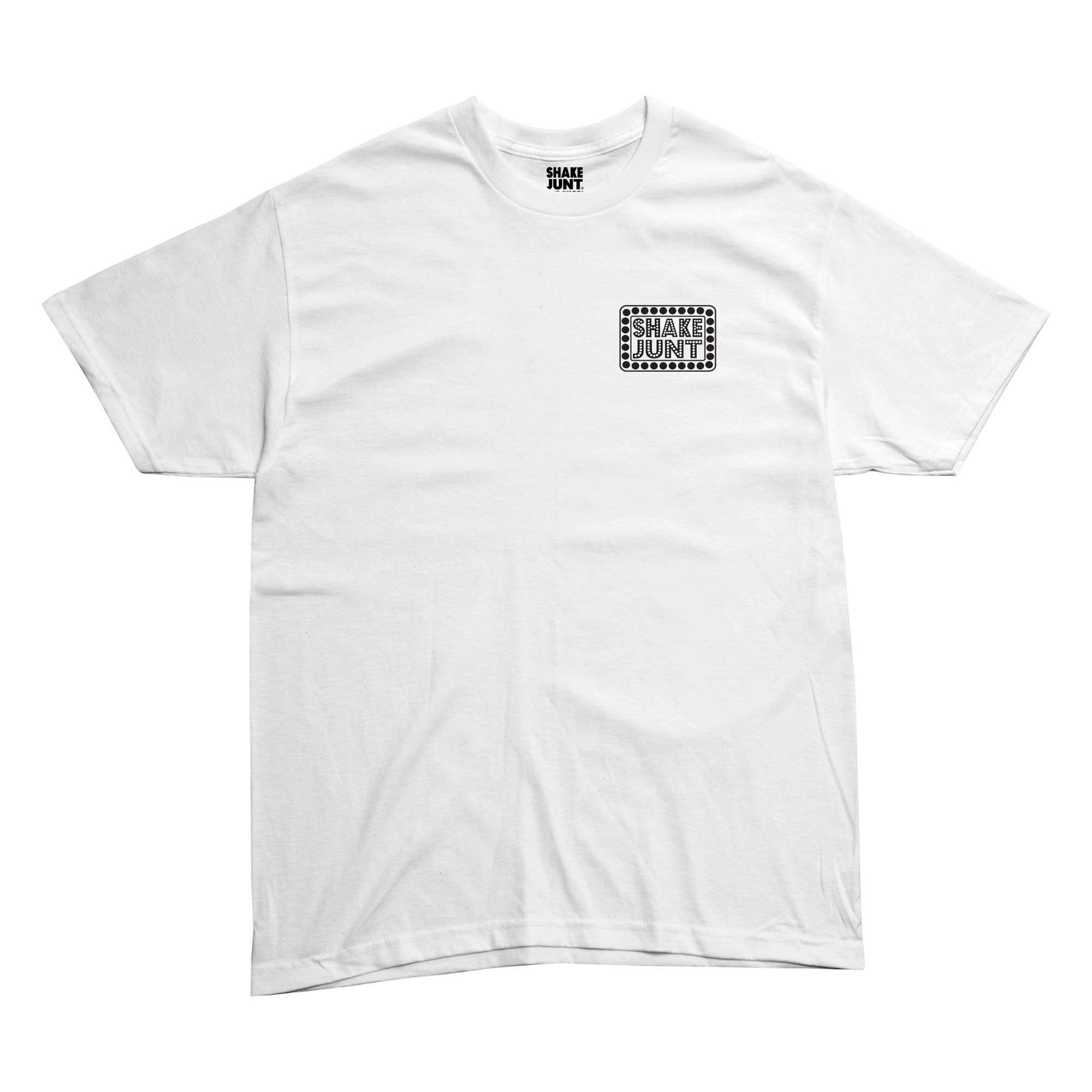 SHAKE JUNT T-Shirt BOX LOGO, white L