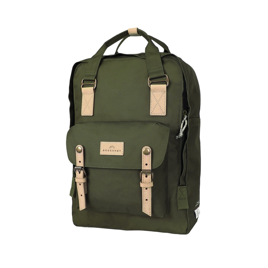 Doughnut Macaroon Large Reborn Backpack - army