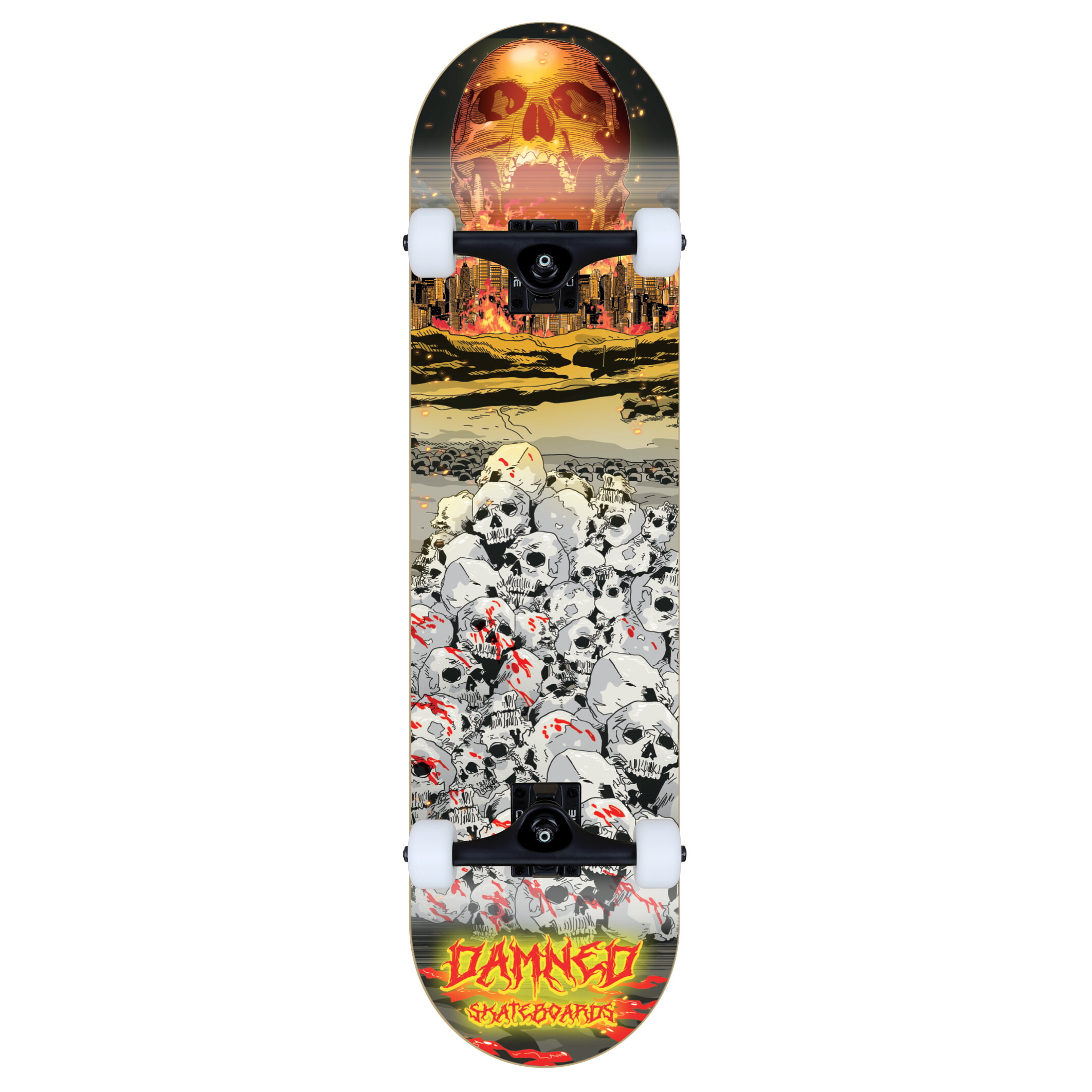 Damned Komplett Skateboard Millenium of Death 8.50