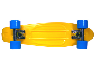 Paradise Plastic Cruiser Yellow / Cyan 7.25 x 28