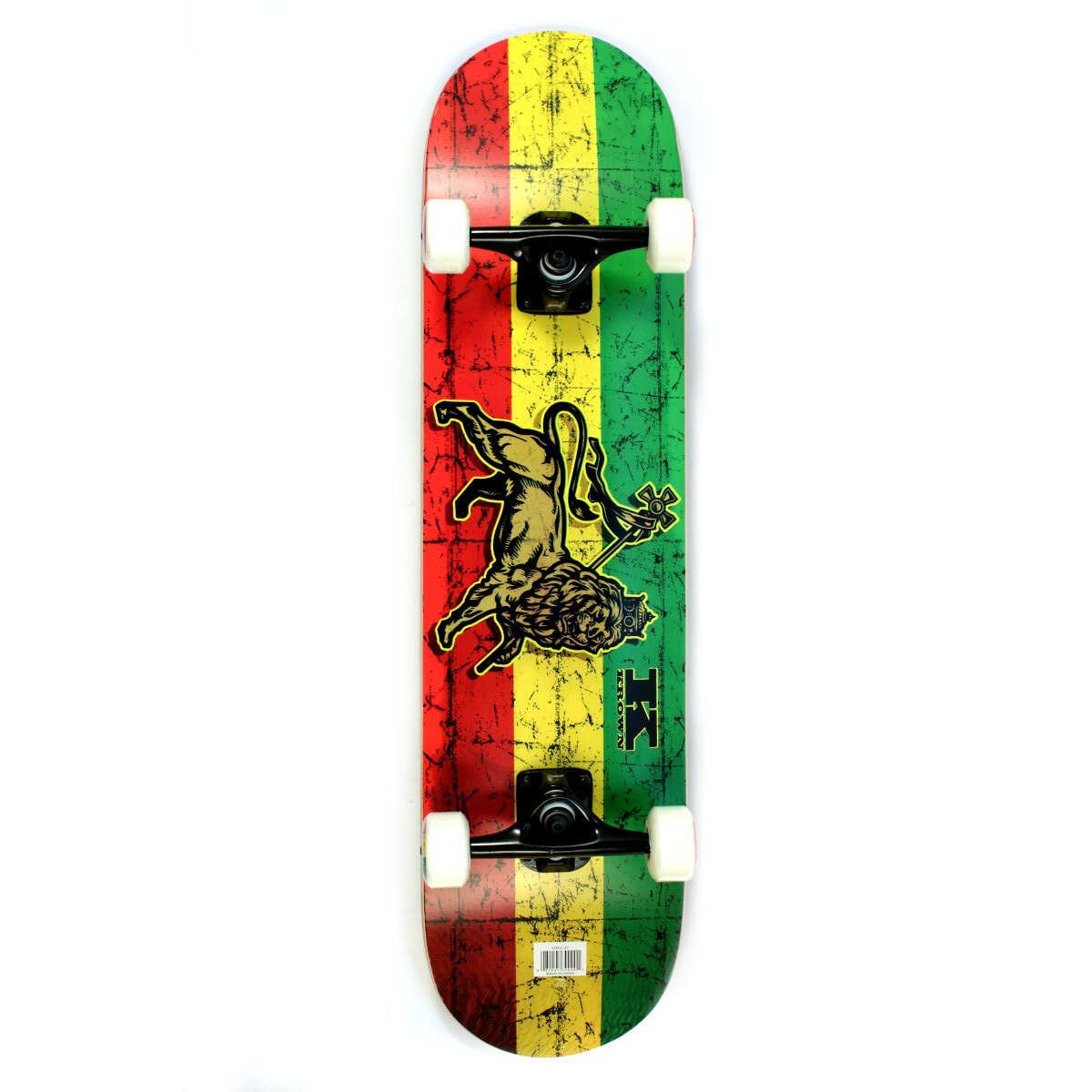 Krown Complete Skateboard Pro Trinity Rasta 8.00