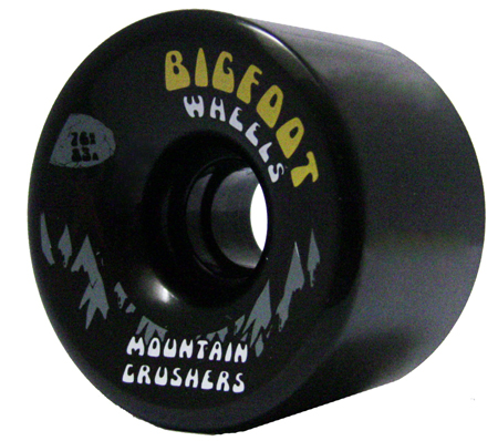 Bigfoot Mountain Cruiser Longboard Wheels Black 76mm 80a