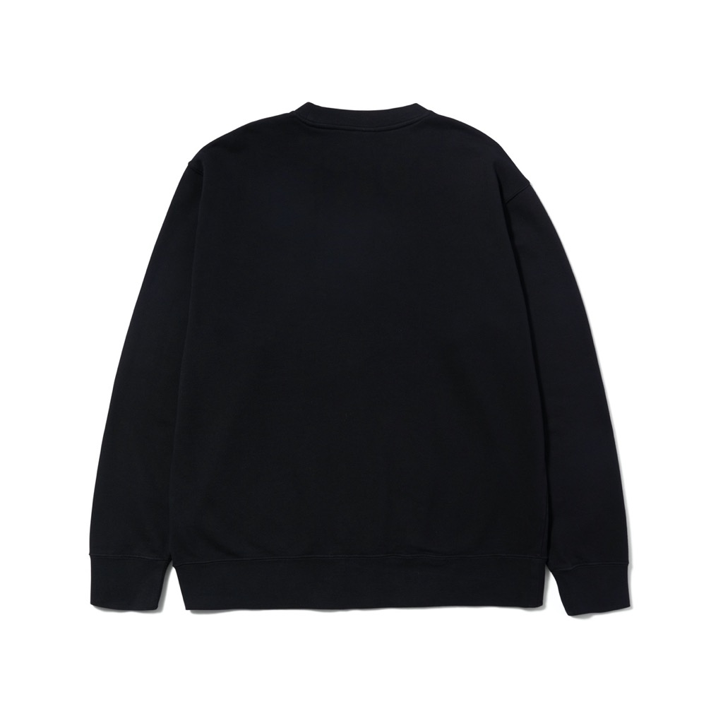 HUF Thanos Eye Washed Crewneck - washed black L