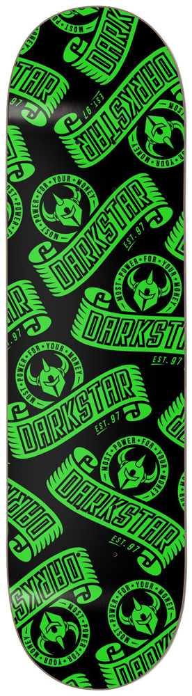 Darkstar Skateboard Deck Team ARC RHM Neon Green 8,25