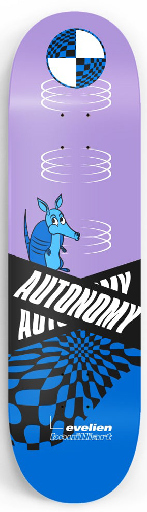 Autonomy Skateboard Deck Bouilliart Rhythm 8