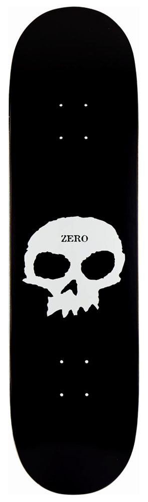 Zero Skateboard Deck Team Single Skull R7 8,375