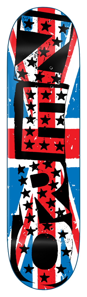 Zero Skateboard Deck Team UK Punk 8,25