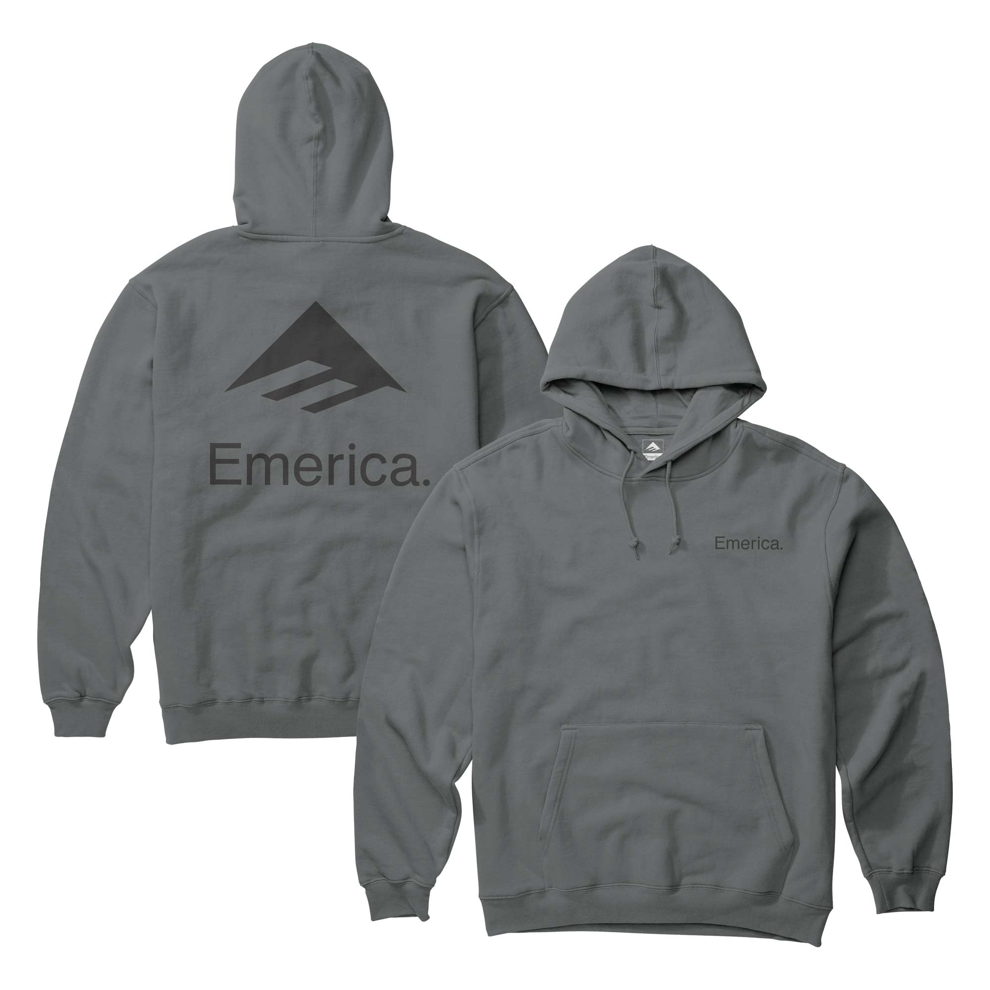 EMERICA Sweat LOCKUP HOODIE, charcoal S