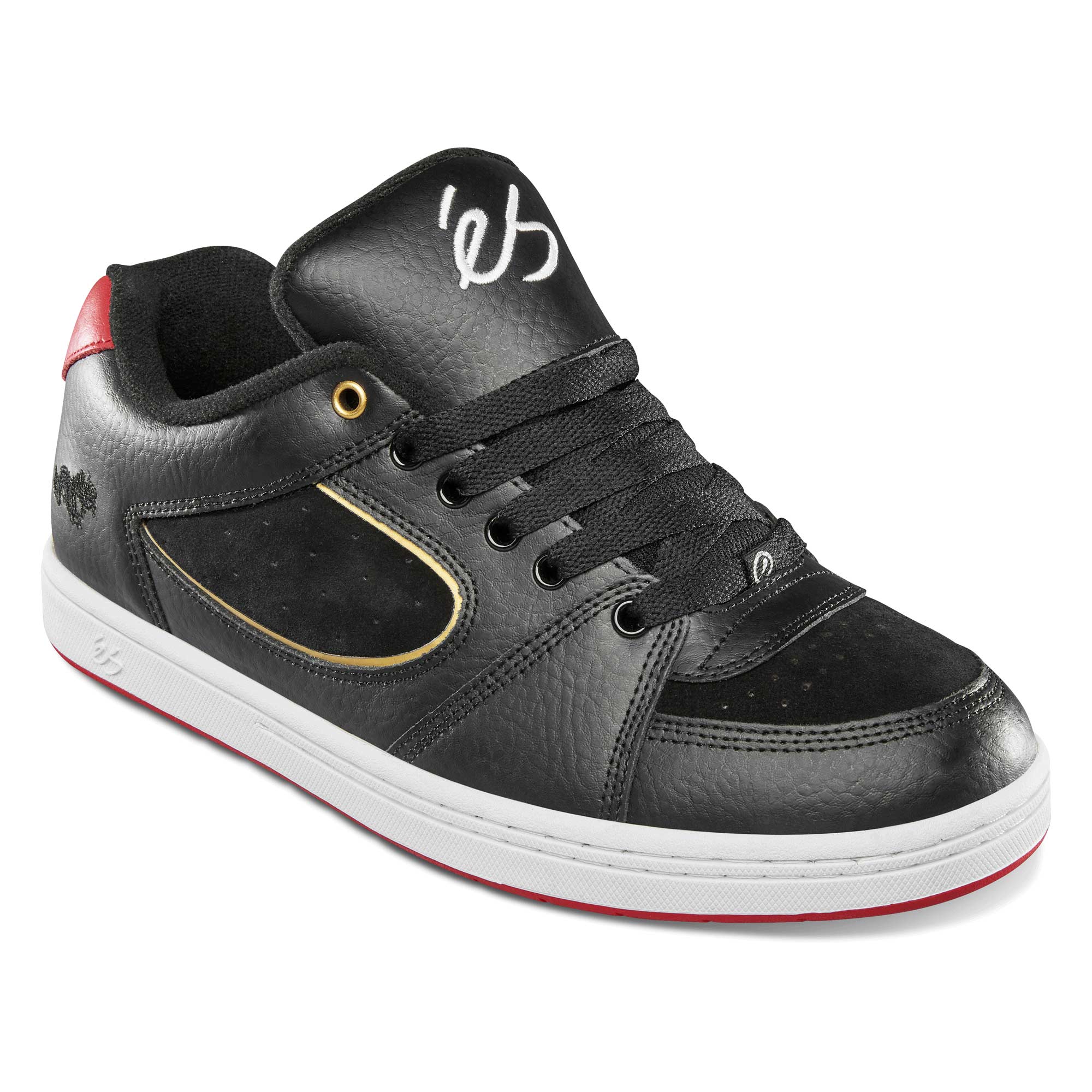 eS SKB Shoe ACCEL OG bla/gol/whi, black/gold/white 4½