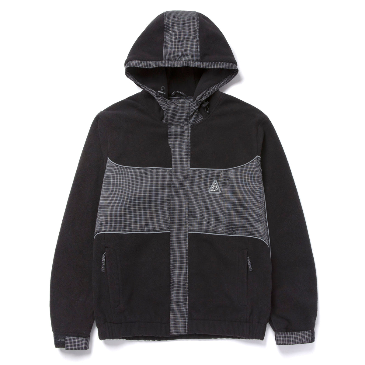 HUF Nauls Polar Fleece Jacke - black XL