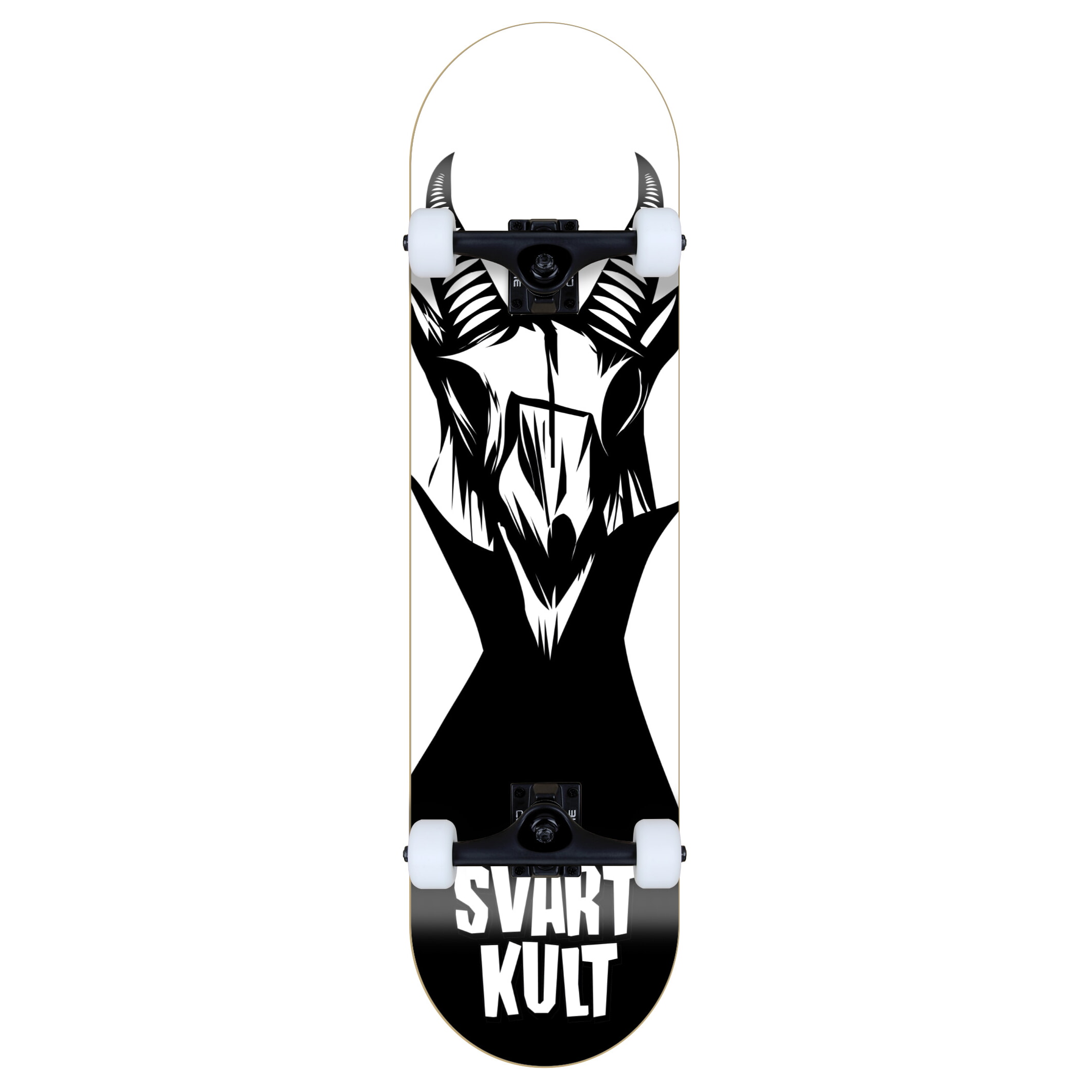 Svart Kult komplett Skateboard Vrag