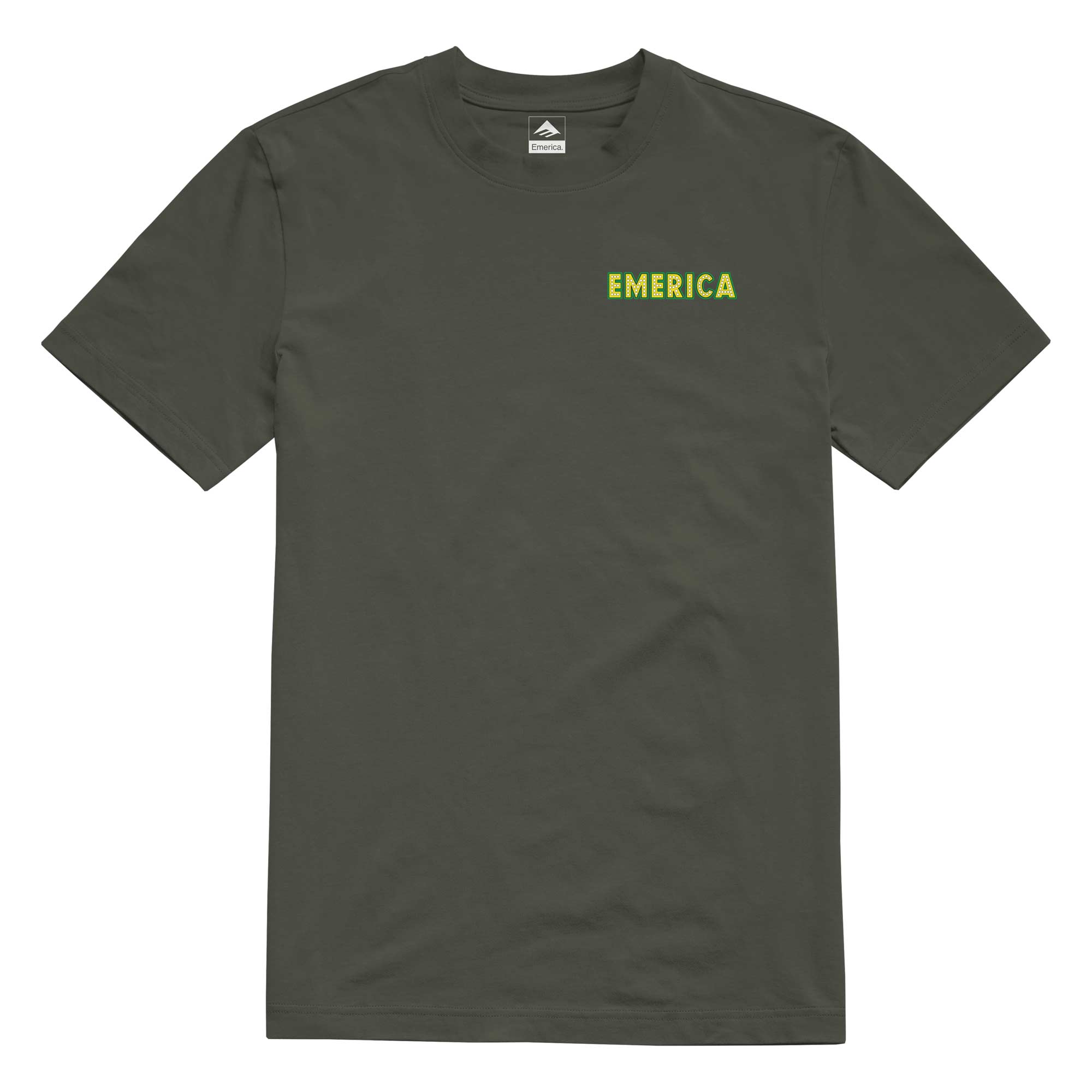 EMERICA T-Shirt SHAKE JUNT PURE LIGHTS, military M