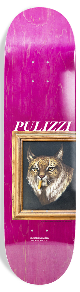 Jacuzzi Skateboard Deck Pulizzi Bobcat 8,375