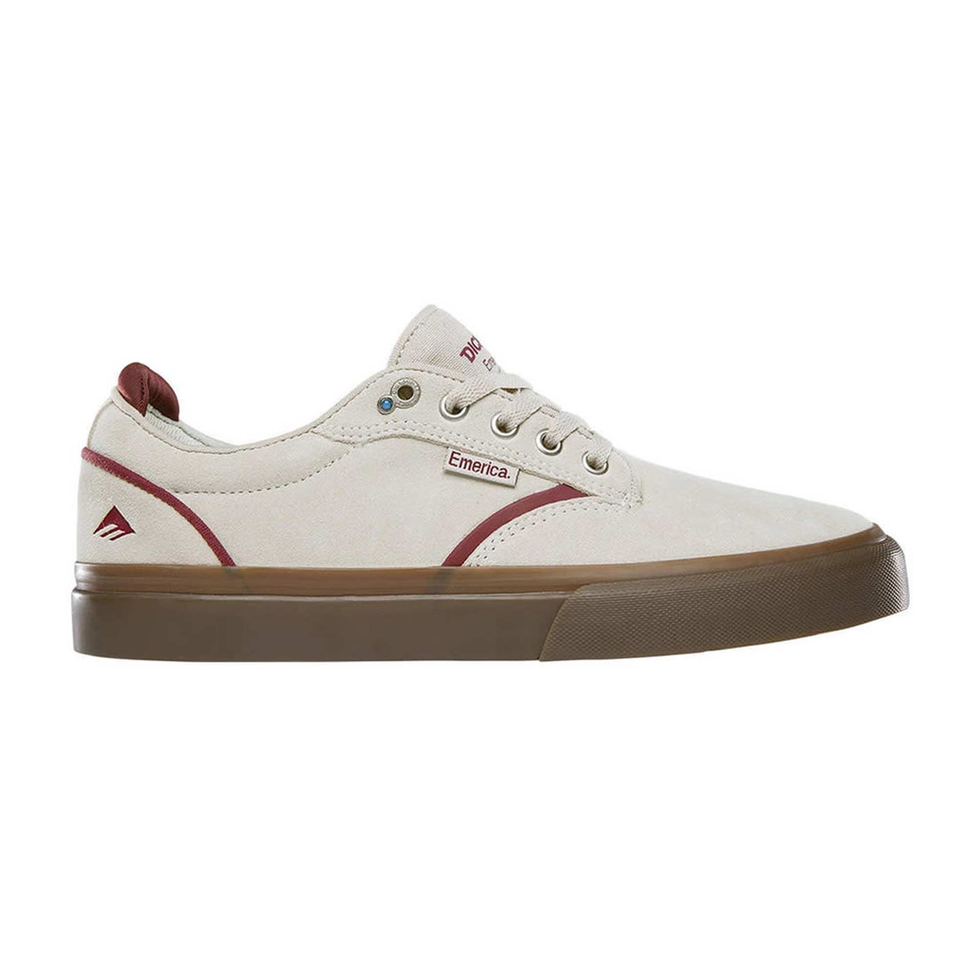 EMERICA Shoe DICKSON whi/red/gum, white/red/gum 11½