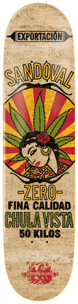 Zero Skateboard Deck Sandoval Hemp Bag 8,125